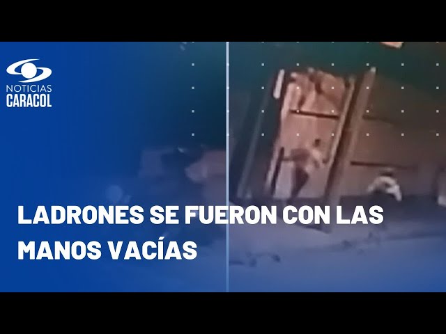 Víctima de motoladrones resultó más rápida que los delincuentes y logró escapar