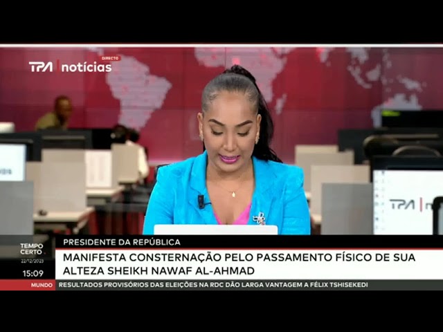 Presidente da República - Manifesta consternação pelo passamento físico de Sua Alteza Sheikh Naw