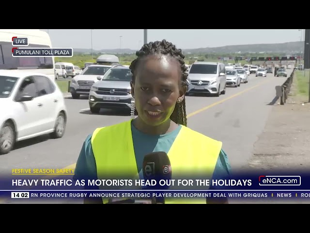 Heavy traffic as motorists head out for the holidays