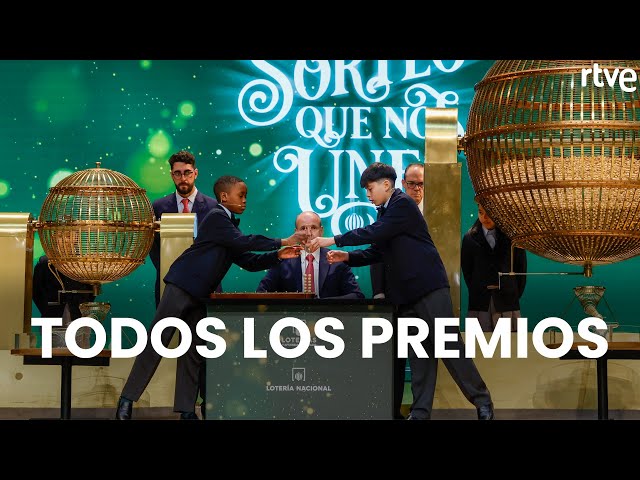 TODOS LOS PREMIOS | Lotería de Navidad 2023