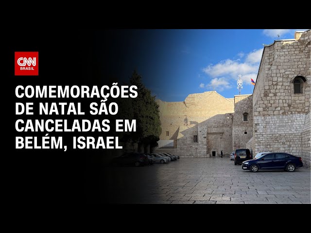 Comemorações de Natal são canceladas em Belém, Israel | LIVE CNN