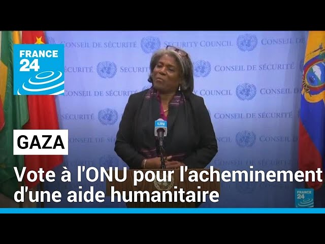 Gaza pilonnée par Israël : vote à l'ONU pour l'acheminement d'une aide humanitaire • 