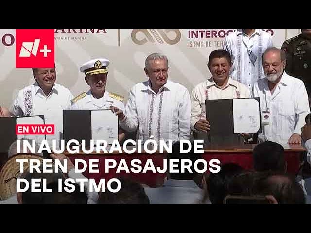 En vivo: Inauguración de tren de pasajeros del Istmo