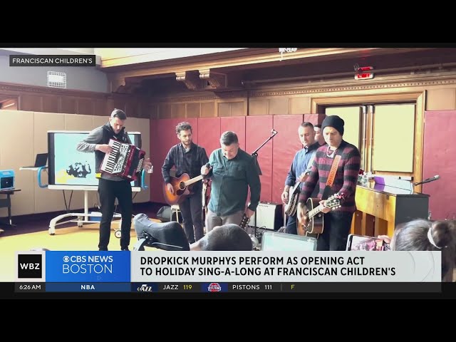 Dropkick Murphys donate $25,000 to Franciscan Children's, perform holiday concert for kids