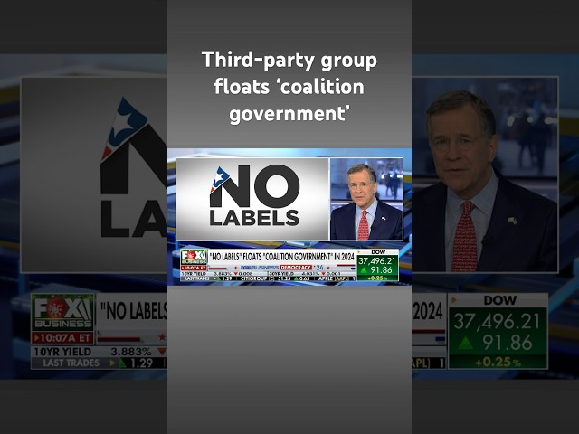 Third-party group reportedly has Dem, GOP support for ‘coalition gov’ in 2024 #shorts