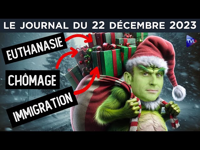 Macron : la panne de Noël ? - JT du vendredi 22 décembre 2023