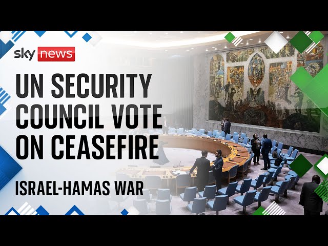 UN Security Council approves resolution to increase aid in Gaza