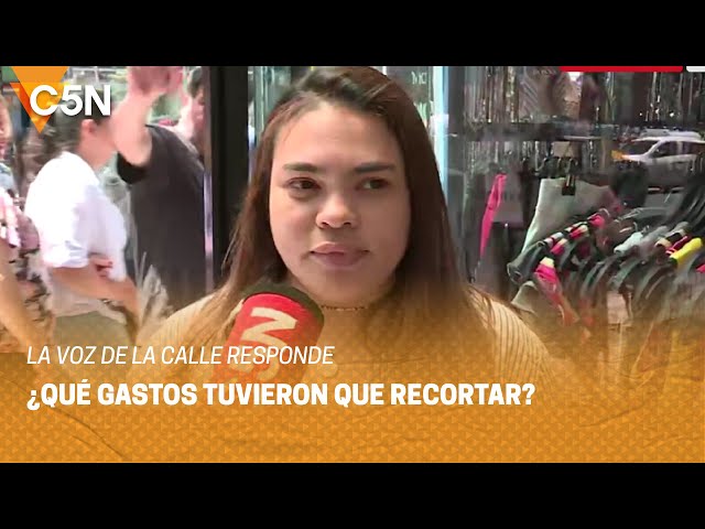 La VOZ de la CALLE RESPONDE: ¿Qué GASTOS tuvieron que RECORTAR?