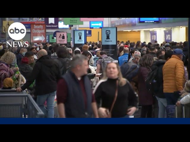 Millions of Americans hit the skies ahead of Christmas