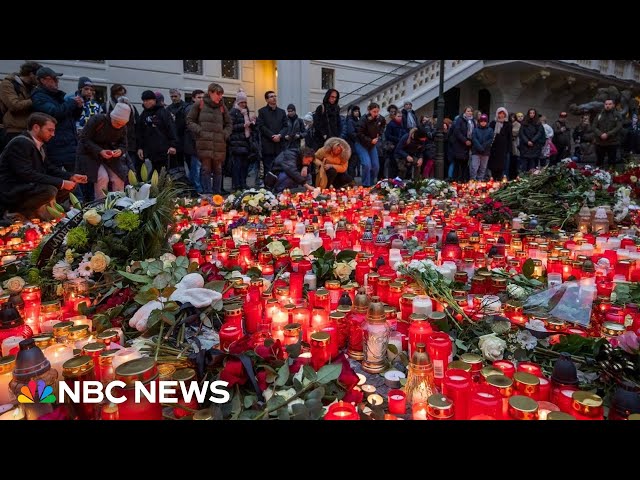 Prague declares day of mourning after historic deadly shooting 