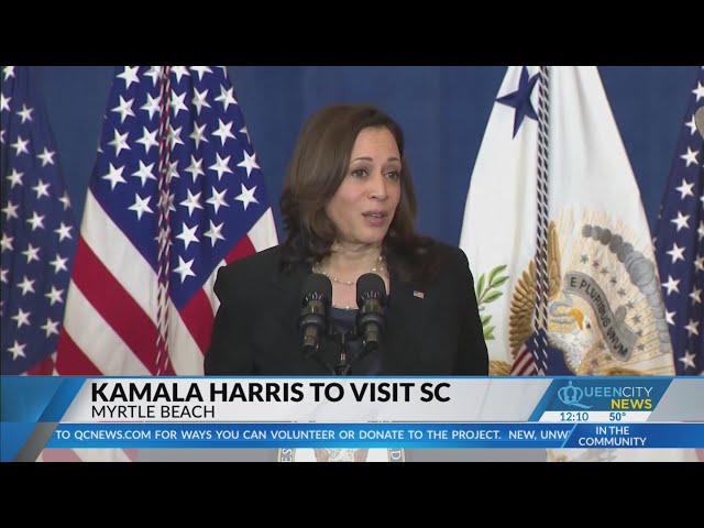 VP Kamala Harris to visit Myrtle Beach on Jan. 6