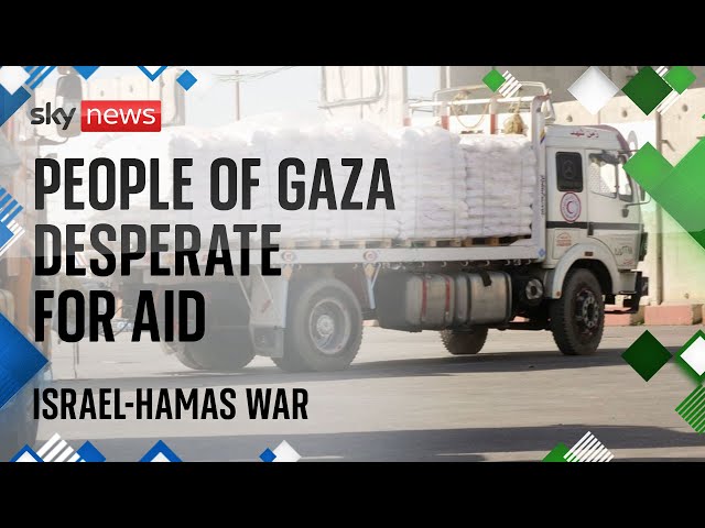 After weeks of war and years of siege the people of Gaza are becoming increasingly desperate for aid