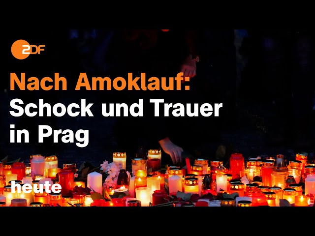 heute 19:00 Uhr vom 22.12.2023 Prag nach Amoklauf, Sturmtief "Zoltan"