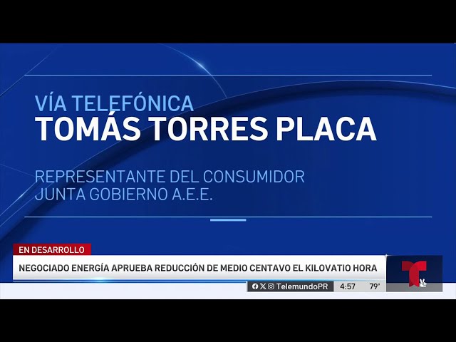 Negociado de Energía aprueba leve baja en factura de la luz