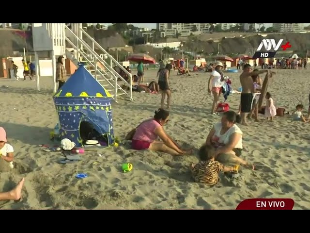 Costa Verde: Veraneantes aprovechan el sol en la previa de la Navidad