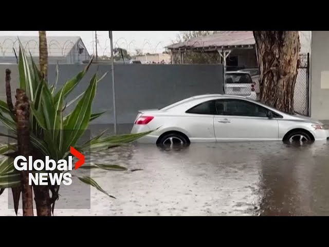 California storm brings major flooding to Santa Barbara