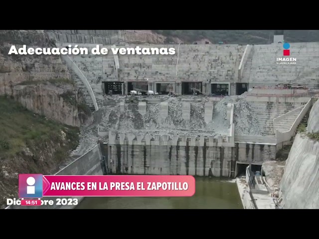 El gobierno de Jalisco muestra avances de la presa El Zapotillo