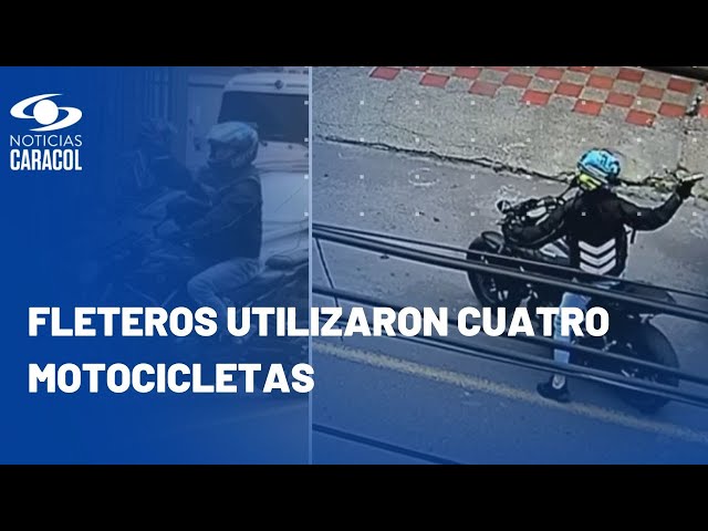 Violento fleteo en Engativá: a comerciante lo dejaron sin un peso