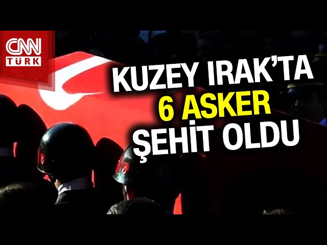 SON DAKİKA!  | MSB: Kuzey Irak'ta 6 Asker Şehit Oldu, 7 Terörist Etkisiz Hale Getirildi #Haber