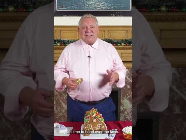 How would you rate Doug Ford's gingerbread house?