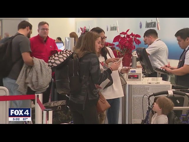 Travelers in, out of North Texas report no major issues on one of the busiest travel days of the yea