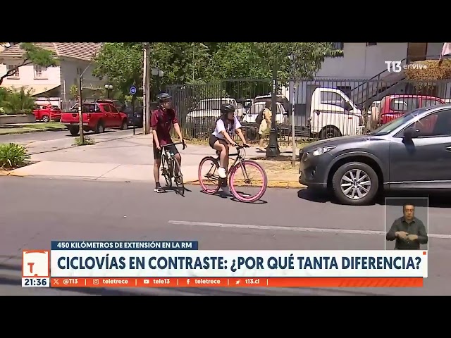 Ciclovías en contraste: ¿Por qué tanta diferencia entre comunas?