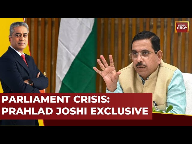 Union Parliament Minister, Pralhad Joshi Exclusive On MP Suspension | India Today News