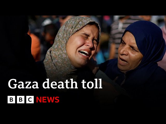 Hamas says 20,000 dead in Gaza as UN resolution offers more aid | BBC News