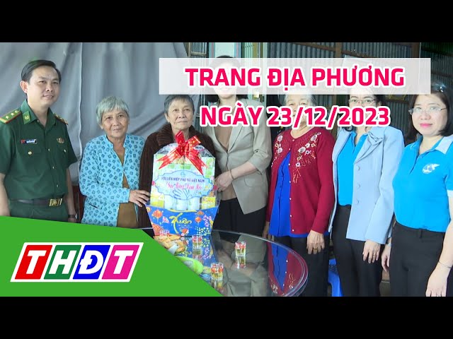 Trang địa phương | 23/12/2023 |H.Tân Hồng -Các cấp hội phụ nữ đồng hành với phụ nữ biên cương | THDT