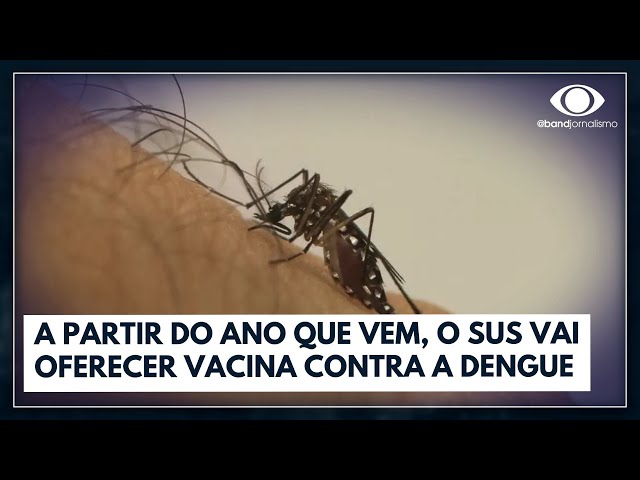 SUS terá vacina contra dengue em 2024 | Jornal da Band