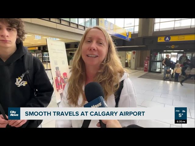 Smooth travels at the Calgary airport