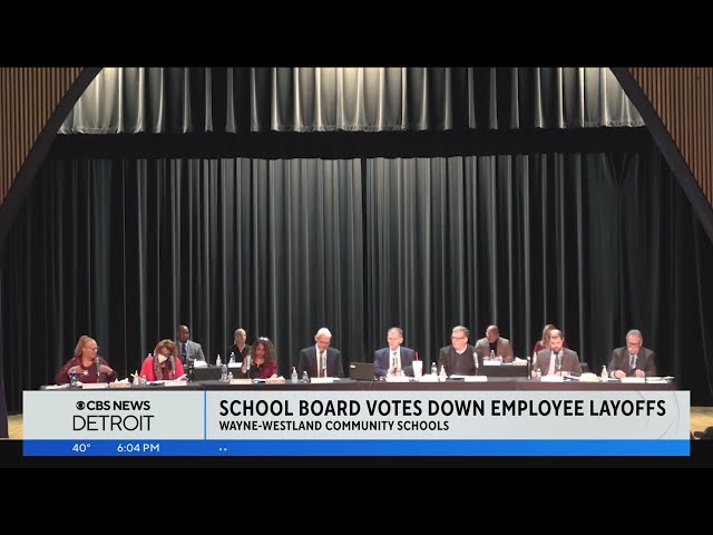 Wayne-Westland Community School board votes not to conduct any layoffs