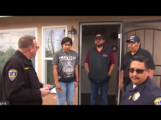 Riverside police gift family presents following fire