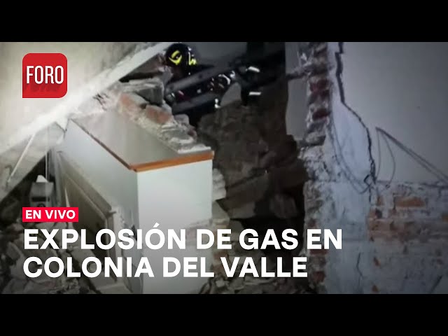 En vivo: Explosión por acumulación de gas en vivienda de CDMX