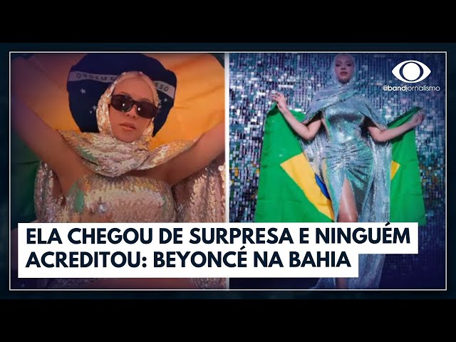 Beyoncé aparece de surpresa na Bahia I Jornal da Band