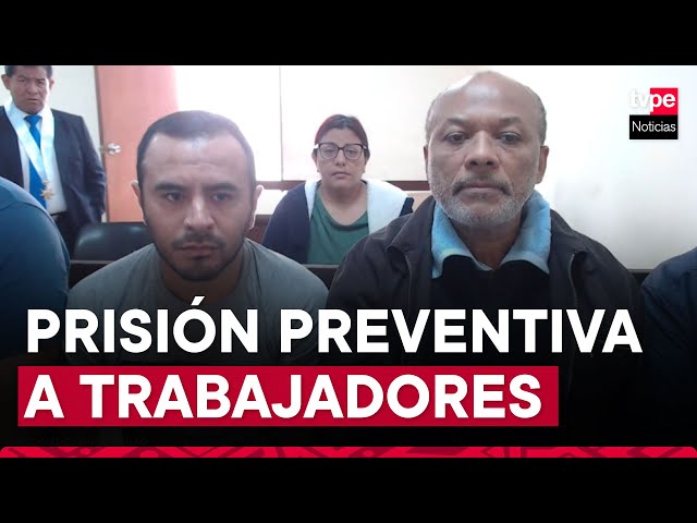 Callao: ordenan 18 meses de prisión preventiva a trabajadores de Reniec