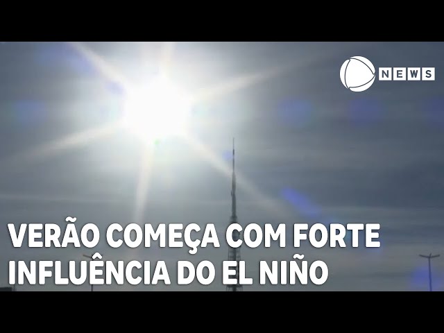 Verão começa hoje com forte influência do El Niño