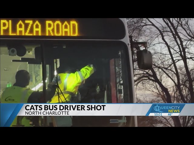 Bullet comes through windshield to strike CATS driver