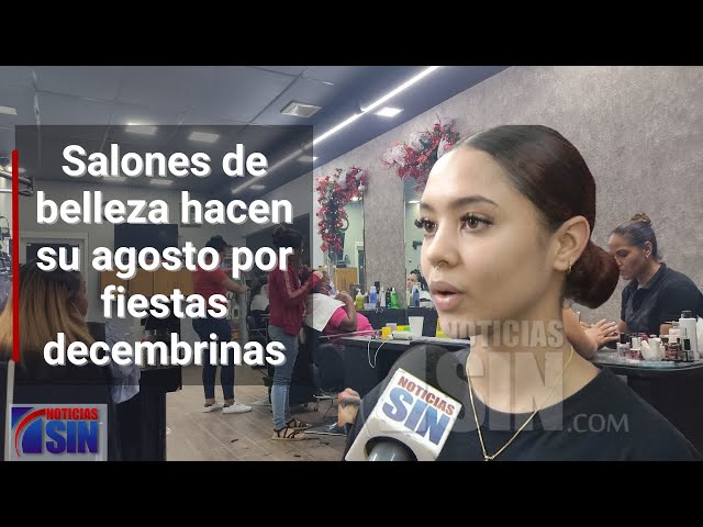 ⁣Salones de belleza hacen su agosto por fiestas decembrinas