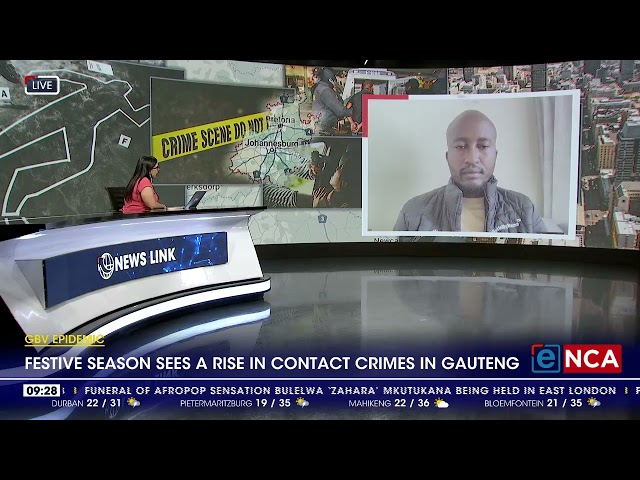 GBV epidemic | Festive season sees rise in contact crimes in Gauteng