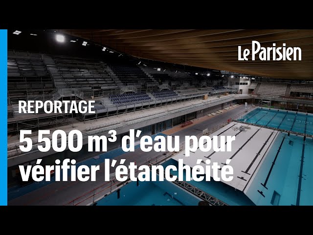 Paris 2024 : les bassins du Centre aquatique olympique enfin remplis