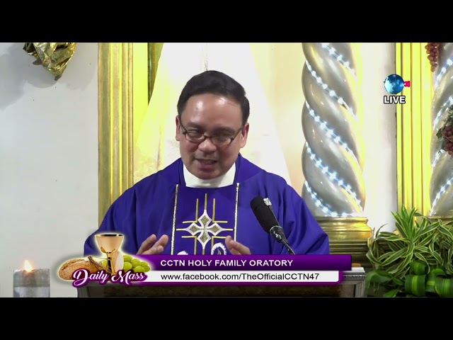 23 December 2023 HOMILY  Rev  Fr  Jesper John Petralba