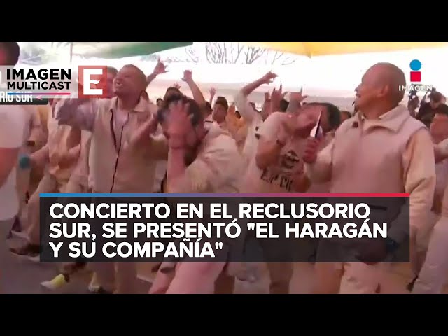 Concierto en el Reclusorio Sur, se presentó "El Haragán y su Compañía"