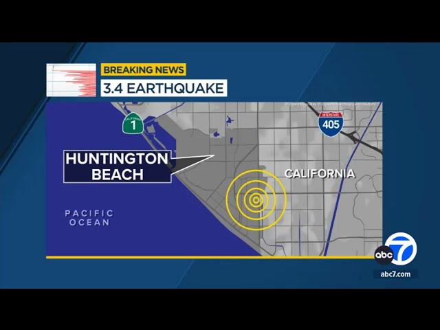 Earthquake: 3.4-magnitude quake hits Huntington Beach