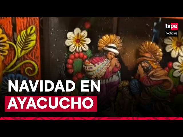 Navidad en Ayacucho: los retablos ayacuchanos tienen mayor demanda