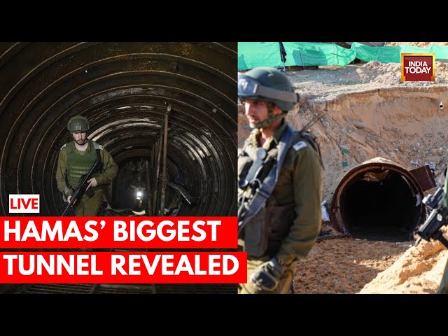 Israel Hamas War LIVE News: IDF Uncovers The 'Largest Ever Hamas Attack Tunnel' | Israel P