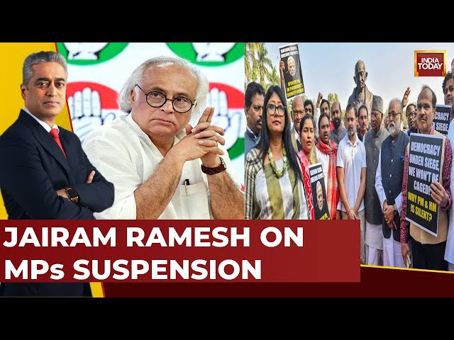 Rajdeep Sardesai Live: Congress MP Jairam Ramesh Exclusive On MP Suspension From Parliament