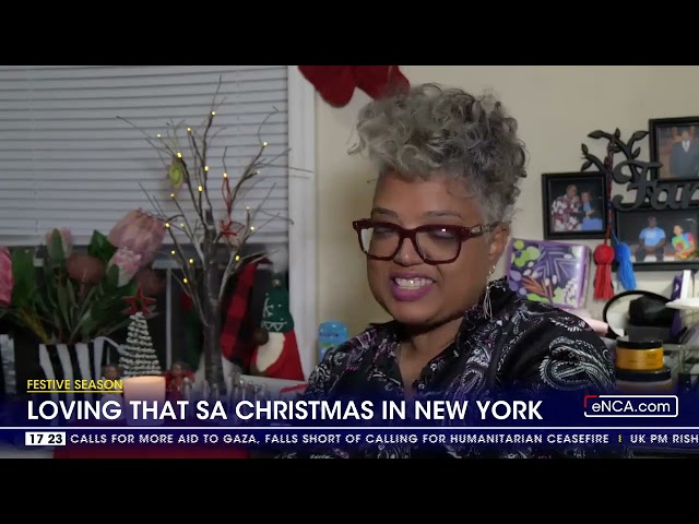 Loving that South African Christmas in New York