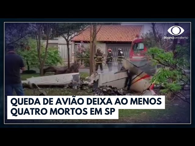 Queda de avião de pequeno porte deixa mortos no interior de São Paulo