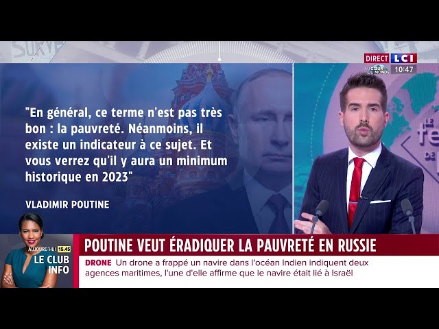 Poutine veut éradiquer la pauvreté en Russie